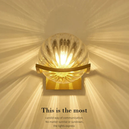 Wall Light - Modern Led Gold Glass Ball Lamp for Indoor Lighting SW-36210347 - SWEET-LIGHTS