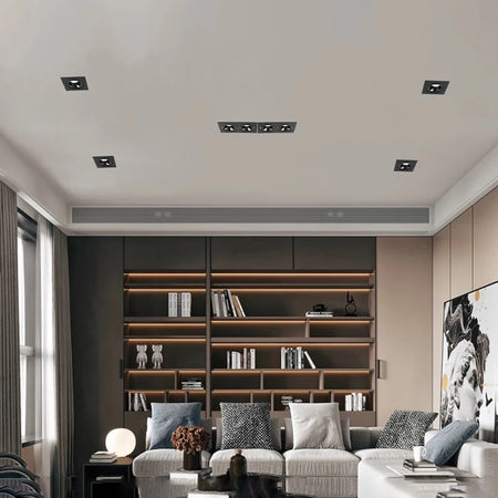 Dimmable Anti-Glare Recessed COB LED Downlights 9W 12W 15W LED Ceiling Lamp AC85~265V LED Ceiling Spot Lights Indoor Lighting - SWEET-LIGHTS