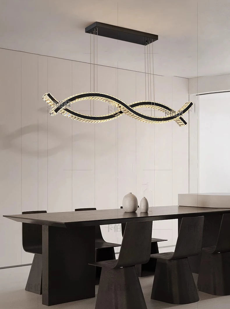 Pendant Light - Modern LED Ring Chandelier for Living Room SW-36210789 - SWEET-LIGHTS