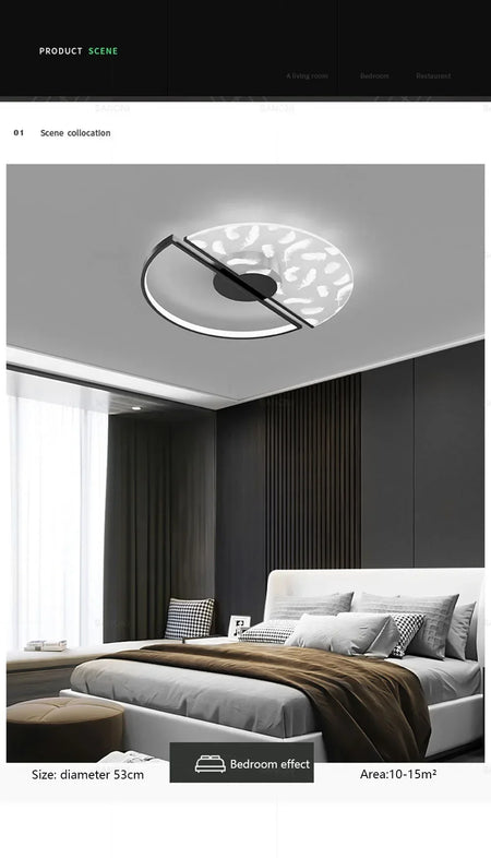 Ceiling Light - Modern LED Ceiling Lamp For Living Dining Room Indoor Home Decor Lighting Fixture SW-36210345 - SWEET-LIGHTS