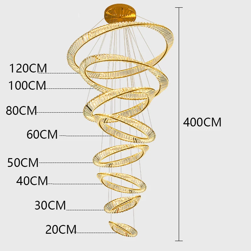 Chandelier - Luxury Crystal Pendant Light for Home Decoration SW-36210345 - SWEET-LIGHTS