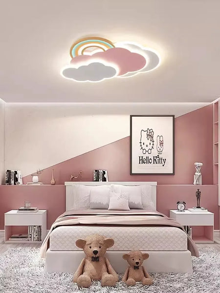 Children Lighting - Rainbow Cloud Ceiling Lights for Pink Girl Bedroom SW-36210348 - SWEET-LIGHTS