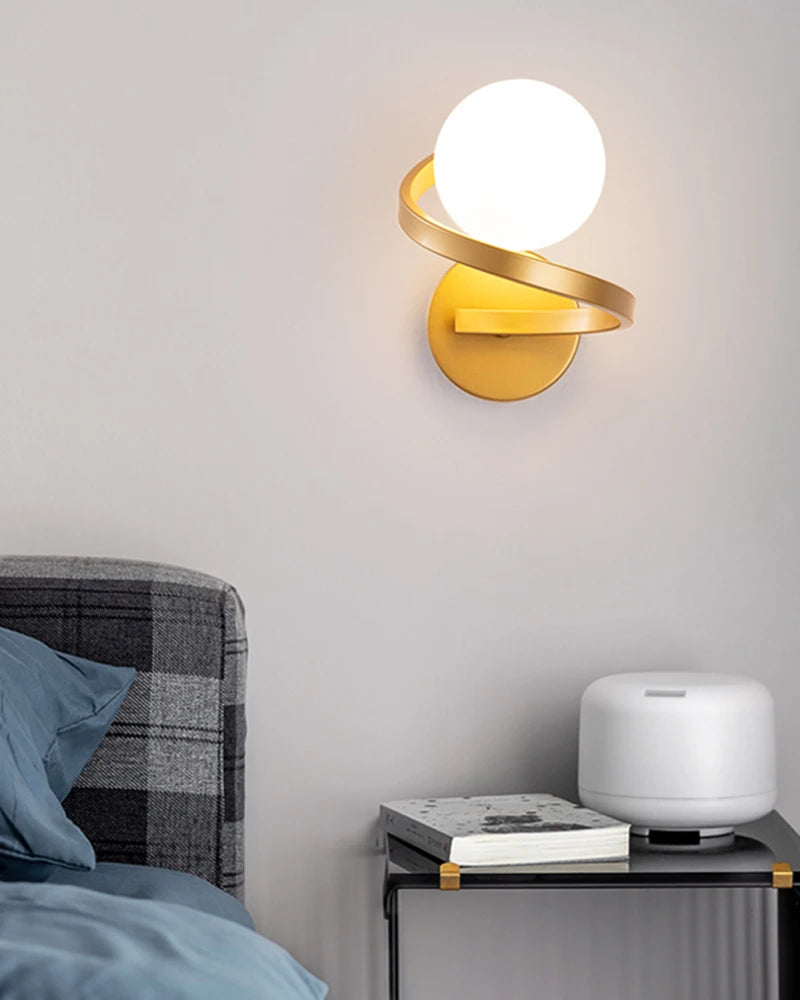 Wall Light - Interior LED Wall Lamps Wall Lighting Fixtures for Bedroom Living Room Indoor Frosted Glass Ball Sconce SW-36210458 - SWEET-LIGHTS
