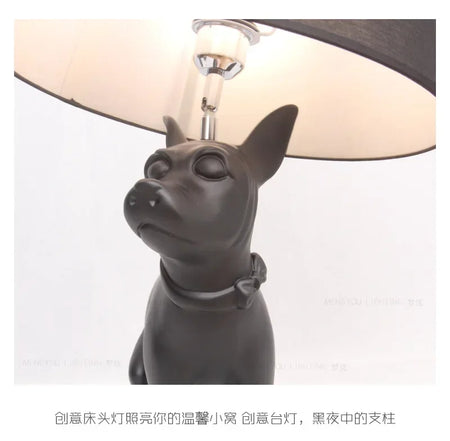 Floor Lamp - Resin Big Dog Cloth Cover Nordic Design SW-36210567 - SWEET-LIGHTS