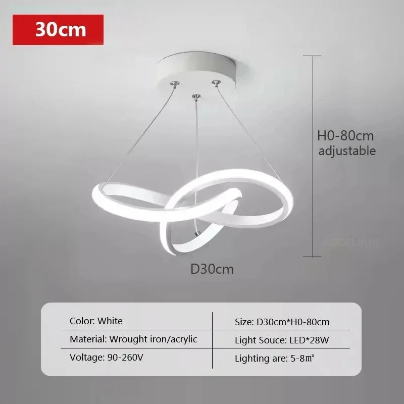 Pendant Light - Nordic LED Ceiling Pendant Lamp for Dining Room and Living Room Creativity Simple Illumination Light SW-36210567 - SWEET-LIGHTS