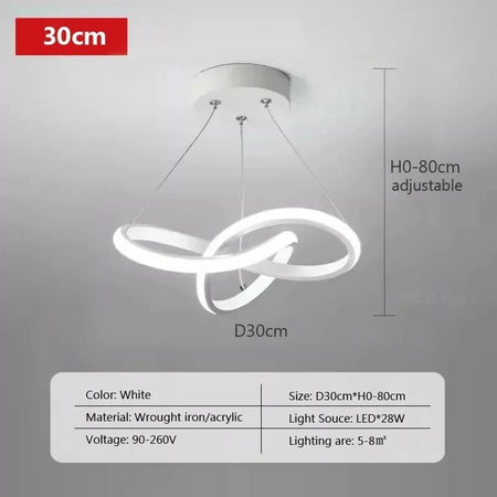 Pendant Light - Nordic LED Ceiling Pendant Lamp for Dining Room and Living Room Creativity Simple Illumination Light SW-36210567 - SWEET-LIGHTS