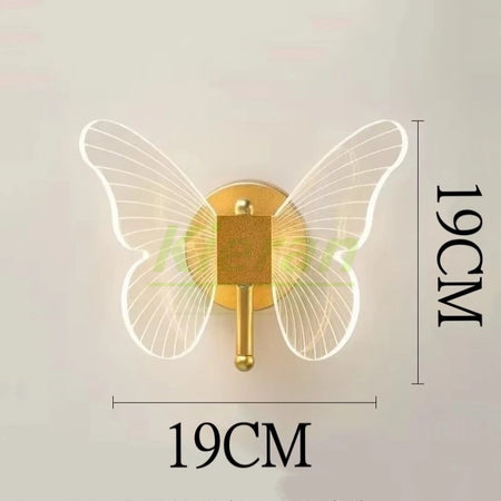 Wall Light - Nordic Modern Simple Butterfly LED Wall Lamps Living Room Study Decoration Square Circle SW-36210578 - SWEET-LIGHTS