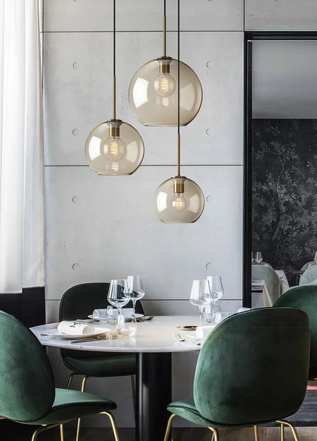 Pendant Light - Nordic LED Glass Chandelier Multi Head for Dining Room Living Room Bedroom Cafe SW-36210578 - SWEET-LIGHTS