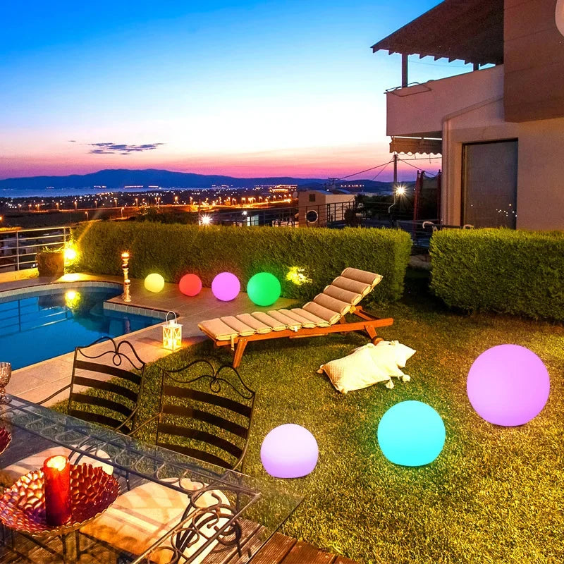 Outdoor Light - LED Garden Ball Lights Remote Control Lamp SW-36210458 - SWEET-LIGHTS
