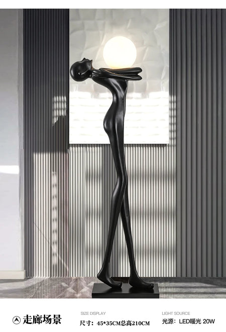 Floor Lamp - Creative Art Character-shaped Sculpture LED Lights SW-36214978 - SWEET-LIGHTS