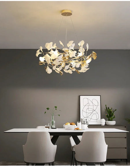 Pendant Light - Modern Luxury Ginkgo LED Chandelier Fixture SW-36210729 - SWEET-LIGHTS