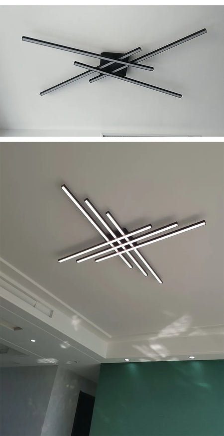 Ceiling Light - Black Chandelier LED Nordic Minimalist Lamp SW-36210457 - SWEET-LIGHTS