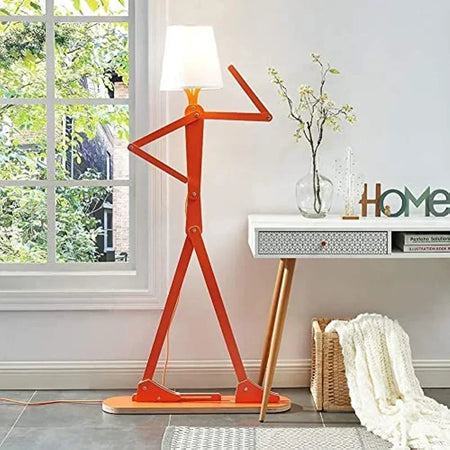 Floor Lamp - Creative DIY Wooden Humanoid Puppet LED Light SW-36210123 - SWEET-LIGHTS