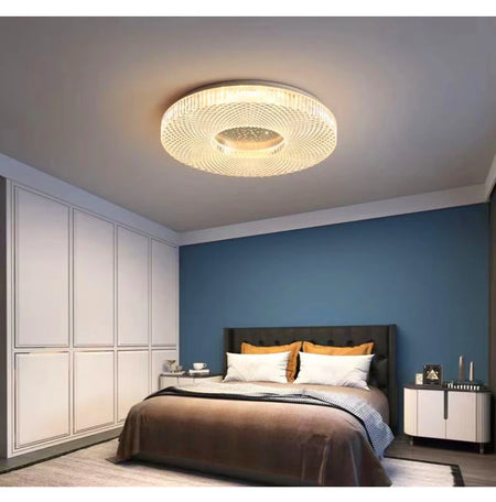 Ceiling Light - Remote Control Minimalist LED Round Chandelier For Living Room Bedroom Dining Study Lights Ceiling Lustre SW-36210789 - SWEET-LIGHTS