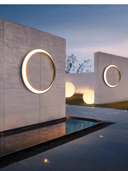 Outdoor Light - Modern Wall Light, IP65 Waterproof, Round, Stainless Steel, Creative Porch Trim SW-36210924 - SWEET-LIGHTS