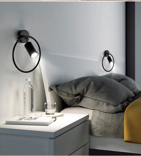 Wall Light - Modern LED Circular Electroplating Spotlight For Bedroom Living Room SW-36210345 - SWEET-LIGHTS