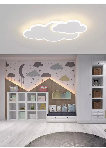 Children Lighting - Creative Cloud Children's Room LED Ceiling Light Modern Bedroom Study Lamp Nordic Designer Fixture SW-36210458 - SWEET-LIGHTS