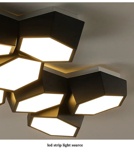 Ceiling Light - Nordic Designer Honeycomb Ceiling Lamp LED Alloy SW-36210345 - SWEET-LIGHTS