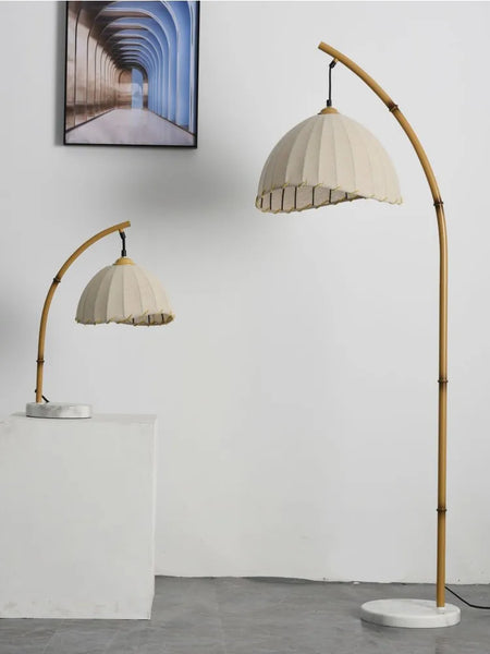 Floor Lamp - Foyer Wabi Sabi Canvas Shades LED Metal Light SW-36211023 - SWEET-LIGHTS