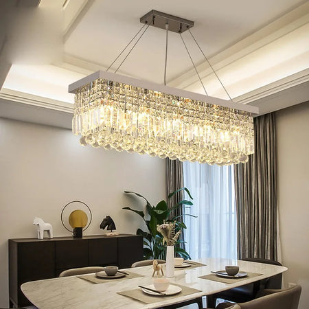 Pendant Light - LED Crystal Chandelier Modern Dining Lamp SW-36210923 - SWEET-LIGHTS