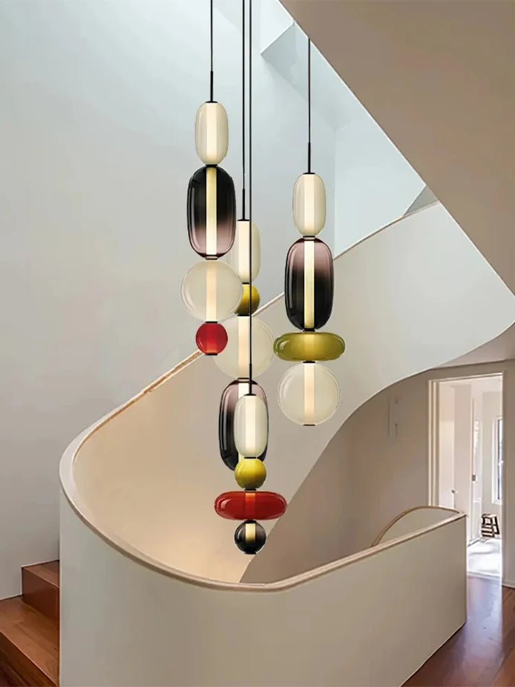 Pendant Light - Modern Candy Glass Italian Hanging Lamp for Loft Kitchen and Restaurant Decor SW-36210345 - SWEET-LIGHTS