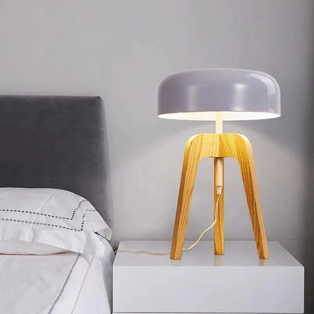 Floor Lamp - Pileo Porada Solid Wood Tripod LED Lamp SW-36210478 - SWEET-LIGHTS