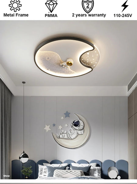 Children Lighting - Luminaire Modern Astronaut Led Ceiling Lamp for Kids Bedroom Surface Mounted SW-36210345 - SWEET-LIGHTS