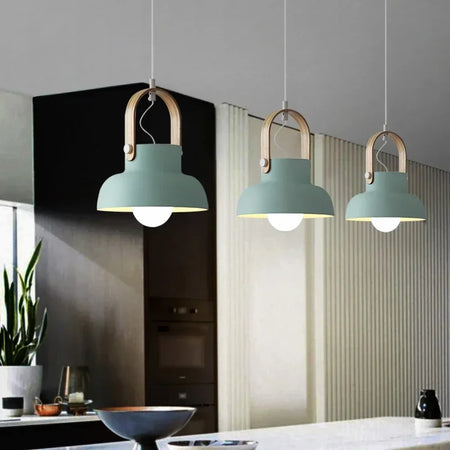 Pendant Light - Nordic Loft LED Iron Macaron Lamp Fixtures SW-36210347 - SWEET-LIGHTS
