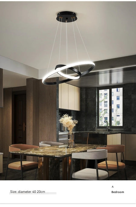 Pendant Light - Modern Round LED Chandelier Fixture for Home Decor SW-36210467 - SWEET-LIGHTS