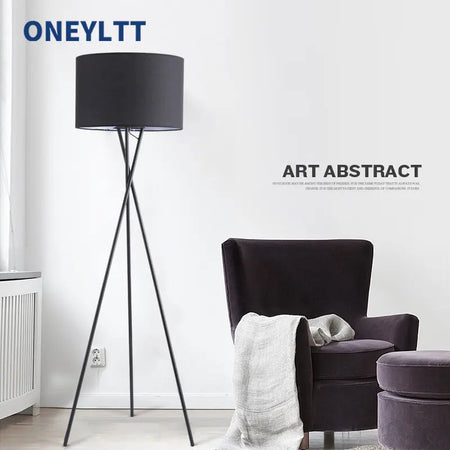 Floor Lamp - Scandinavian Fabric Led Tripod Design Light SW-36210347 - SWEET-LIGHTS