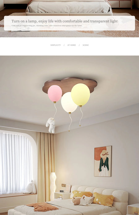 Children Lighting - Modern Balloon LED Ceiling Light for Kids Room SW-36210578 - SWEET-LIGHTS