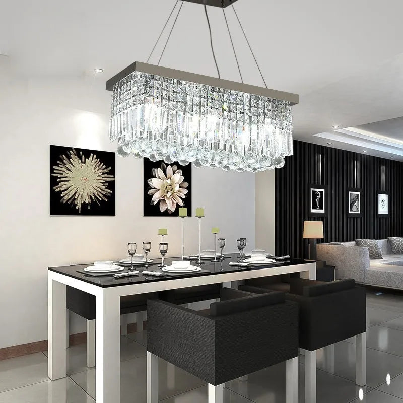 Pendant Light - LED Crystal Chandelier Modern Dining Lamp SW-36210923 - SWEET-LIGHTS