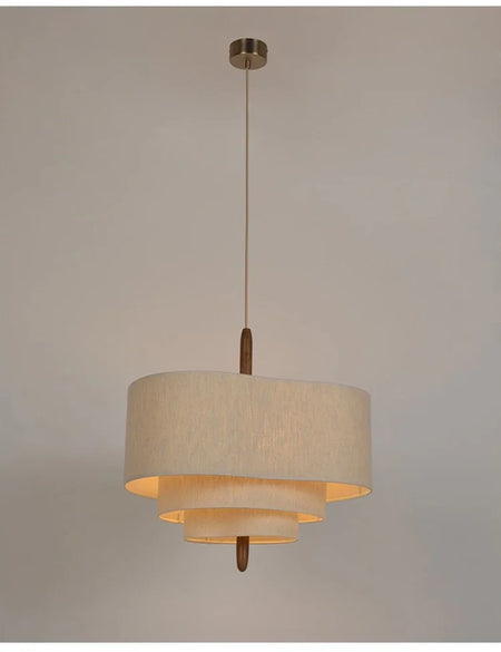 Pendant Light - Japanese Wabi Sabi Cloth Ceiling Chandelier LED Fixture SW-36210458 - SWEET-LIGHTS