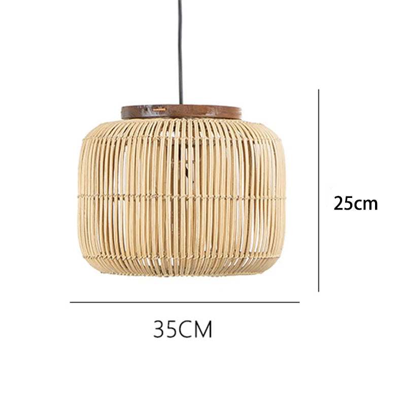 Pendant Light - New Wabi-sabi Style Rattan Hang Lamp SW-36210347 - SWEET-LIGHTS