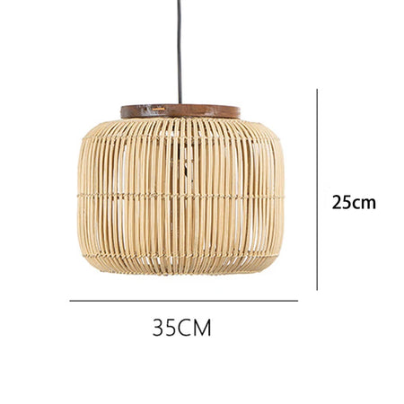 Pendant Light - New Wabi-sabi Style Rattan Hang Lamp SW-36210347 - SWEET-LIGHTS