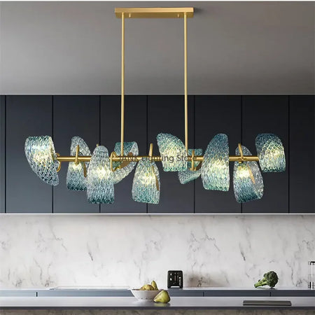 Chandelier - Hot Sales Blue Glass LED Lamp for Home Decor SW-36210457 - SWEET-LIGHTS