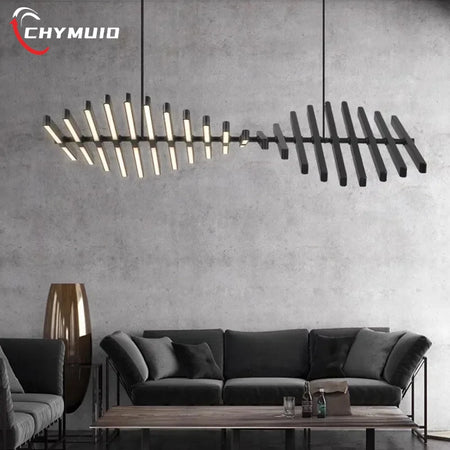 Pendant Light - Luxury Creative Fishbone Chandelier LED Home Decor SW-36210457 - SWEET-LIGHTS