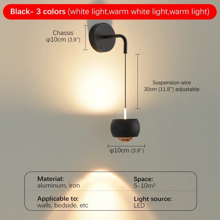 Wall Light - BELLE Contemporary Wall Lamp Indoor Living Room Bedroom Bedside Lamp Nordic Art Hotel Corridor Hallway Wall Lamp SW-36210349 - SWEET-LIGHTS