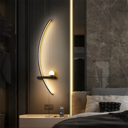 Wall Light - Bedside LED Wall Lamp Smart Remote Control Sconces Lighting for Bedroom Living Room Indoor SW-36210458 - SWEET-LIGHTS