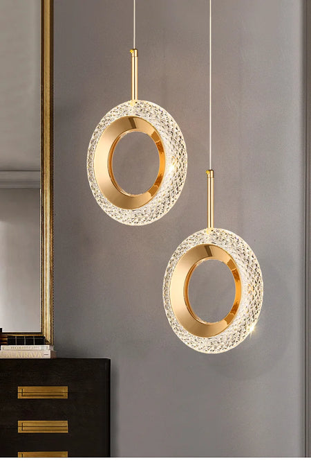 Pendant Light - Nordic Ring LED Indoor Hanging Lamp Room Decor SW-36210234 - SWEET-LIGHTS
