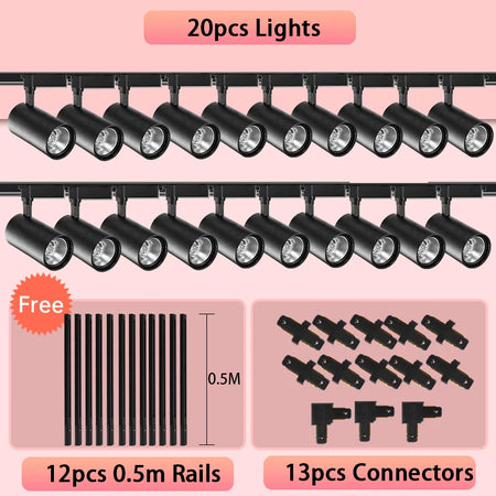 Spotlight - Track Light Led Light Fixture Ceiling Rail Systems Lamp Set Track Lighting Rail Led Spotlight For Home Store SW-36210579 - SWEET-LIGHTS