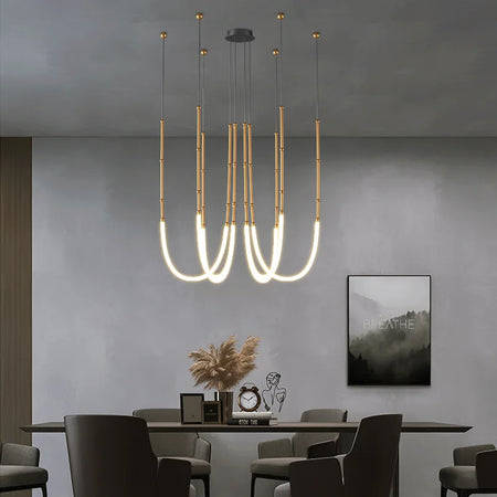 Pendant Light - Nordic Modern Art Line LED Hanging Lamp for Dining Room and Living Room SW-36210567 - SWEET-LIGHTS