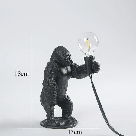 Table Lamp - King Kong Gorilla Animal Indoor Resin Night Light SW-36210374 - SWEET-LIGHTS