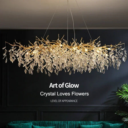 Pendant Light - French Luxury Golden Modern Branch Chandelier SW-36214678 - SWEET-LIGHTS
