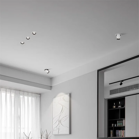 Spotlight - 1Pcs NEW Style LED Aluminum Recessed Rotating Downlight 9W12W15W18W20W24W Epistar Chip COB Ceiling Lamp AC85-265V SW-36210357 - SWEET-LIGHTS