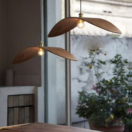 Pendant Light - Modern Wabi Sabi Walnut Chandeliers Home Lights SW-36210567 - SWEET-LIGHTS
