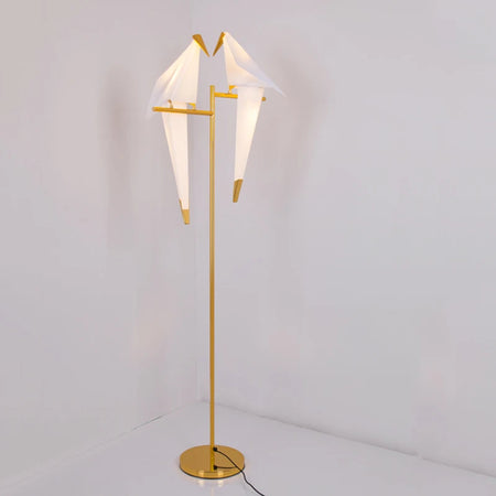 Floor Lamp - Perch Light LED Designer Gold Origami Bird Lamp SW-36210345 - SWEET-LIGHTS