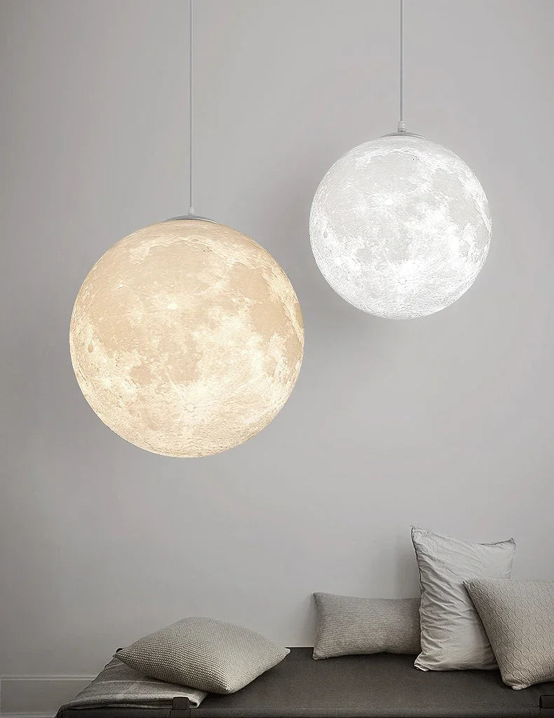 Pendant Light - Modest Ceiling Hanging 3D Moon Lamp SW-36210678 - SWEET-LIGHTS
