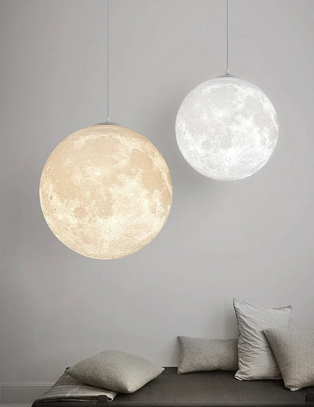 Pendant Light - Modest Ceiling Hanging 3D Moon Lamp SW-36210678 - SWEET-LIGHTS