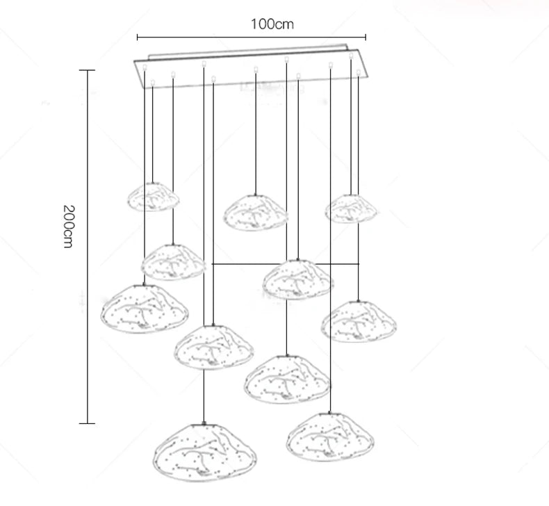Chandelier - Nordic Home Decor Dining Room Pendant Light Fixture SW-36210457 - SWEET-LIGHTS